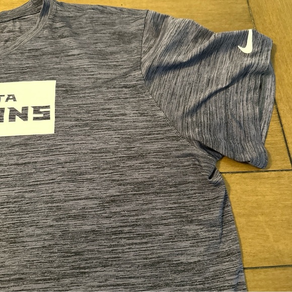 Nike Dri Fit Atlanta Falcons Football Mens T Shirt Size XXL Gray NFL Active Wear - Picture 7 of 12
